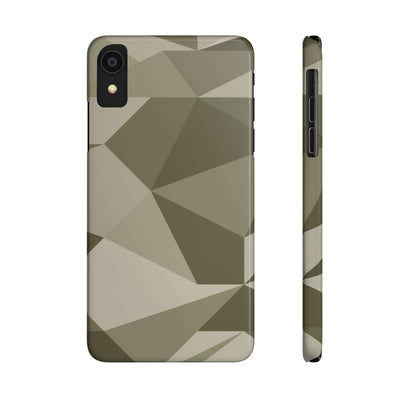 Printify Phone Case iPhone XR Geometric Camo Slim Phone Case, Case-Mate