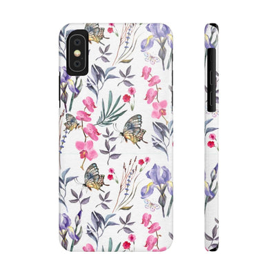 Printify Phone Case iPhone XS Butterfly - Slim Phone Cases, Case-Mate