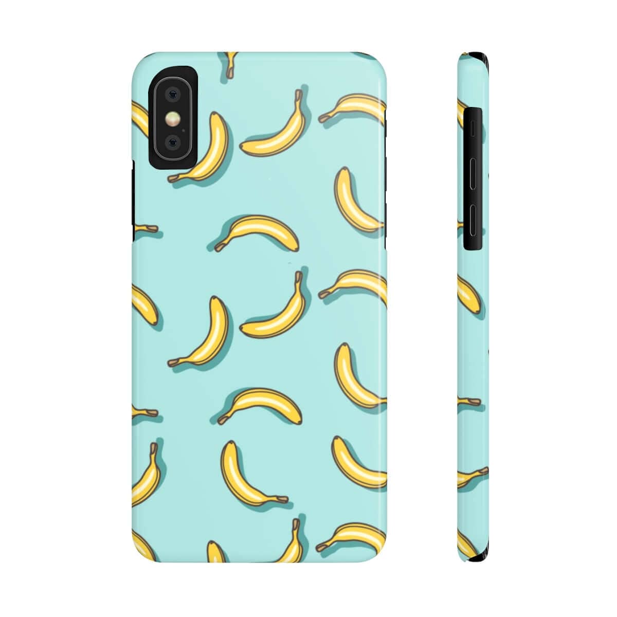 Printify Phone Case iPhone XS Go Bananas Slim Phone Cases, Case-Mate