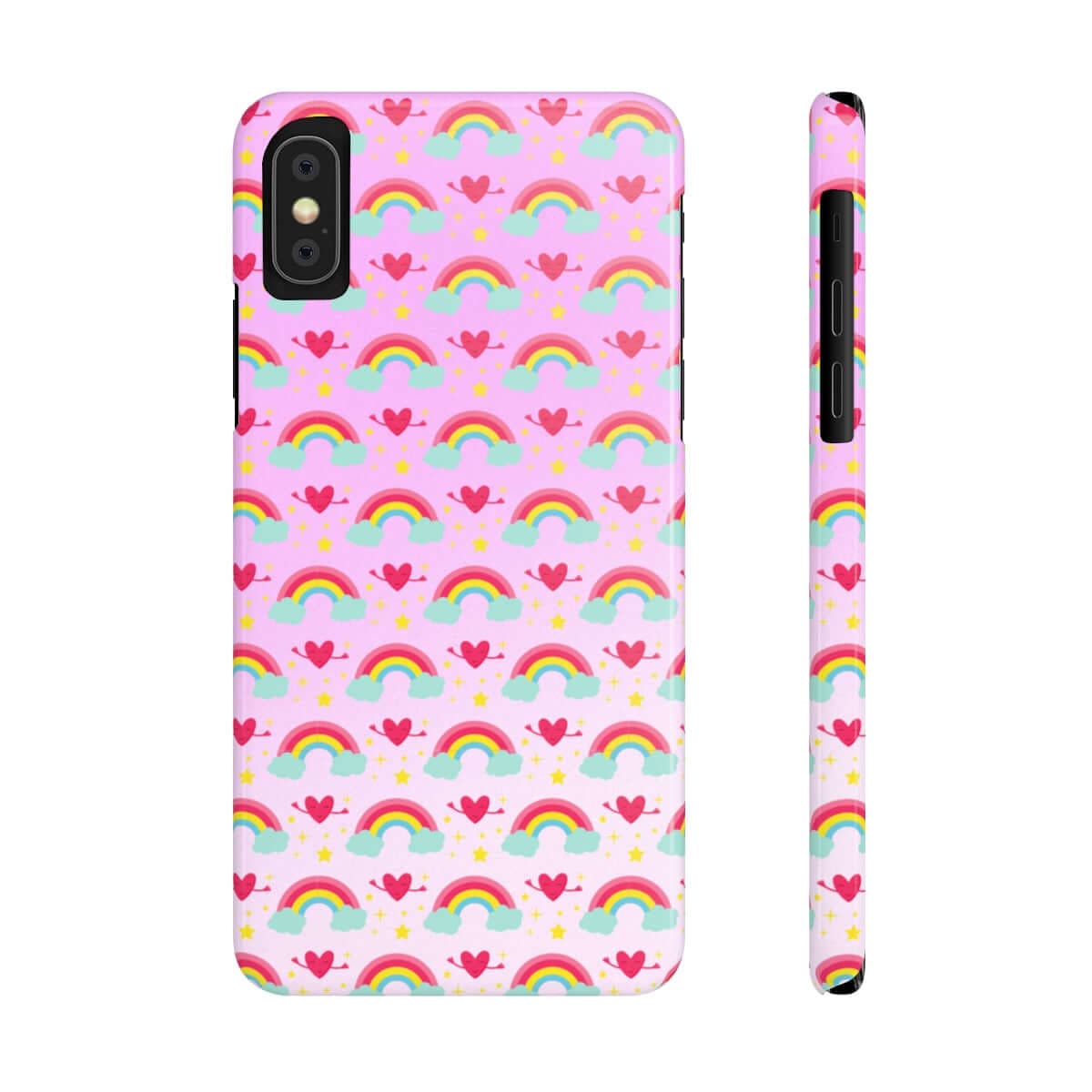 Printify Phone Case iPhone XS Gradient Rainbow Art Phone Case