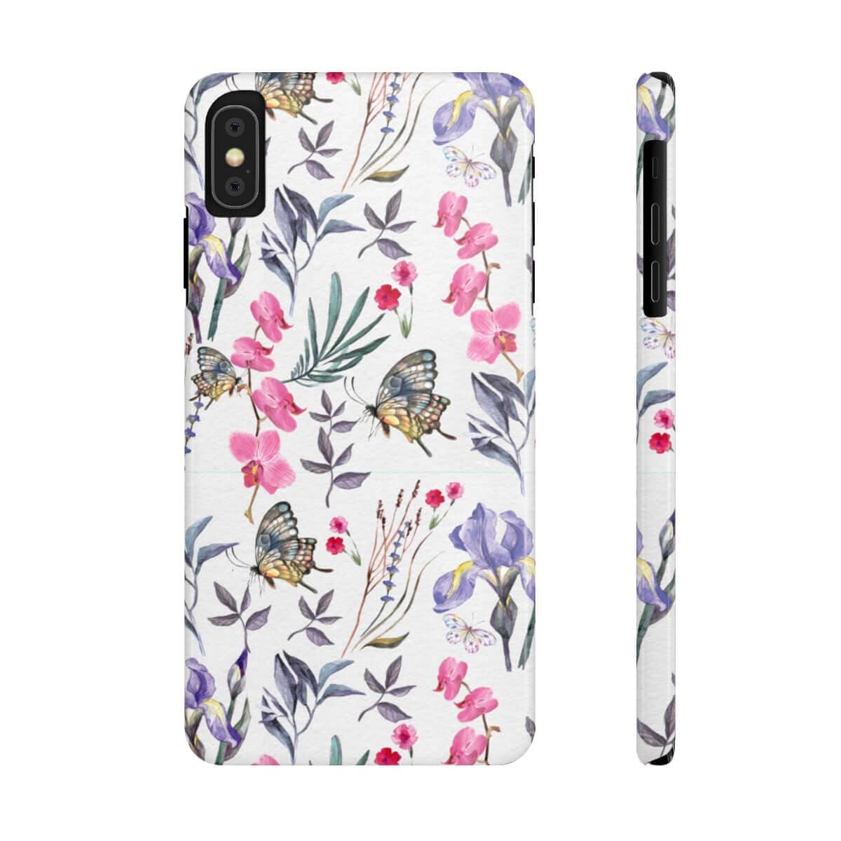 Printify Phone Case iPhone XS MAX Butterfly - Slim Phone Cases, Case-Mate