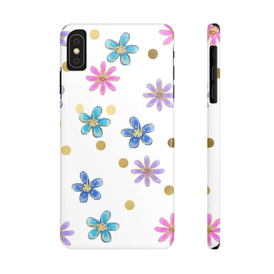 Printify Phone Case iPhone XS MAX Cheerful flowers Slim Phone Cases, Case-Mate