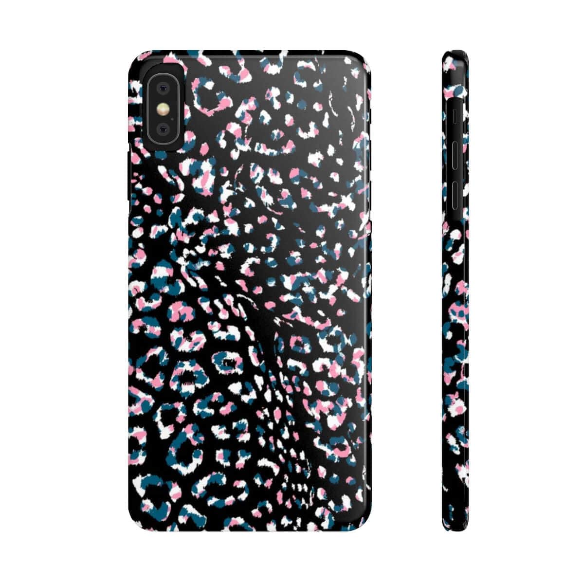 Printify Phone Case iPhone XS MAX Dark Leopard Slim Phone Case