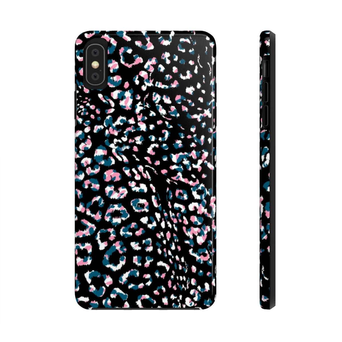 Printify Phone Case iPhone XS MAX Dark Leopard Tough Phone Case