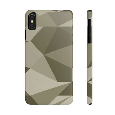 Printify Phone Case iPhone XS MAX Geometric Camo Slim Phone Case, Case-Mate