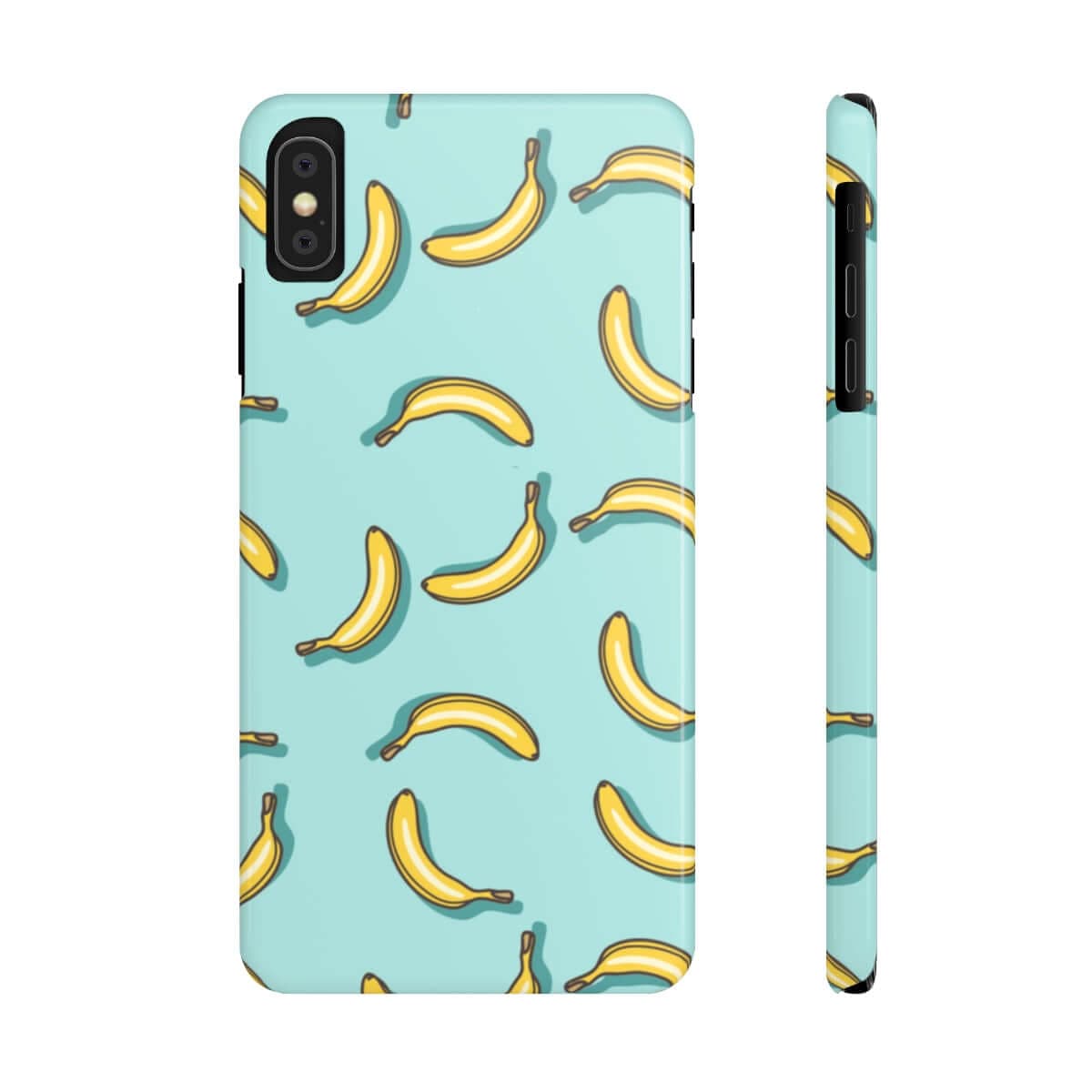 Printify Phone Case iPhone XS MAX Go Bananas Slim Phone Cases, Case-Mate