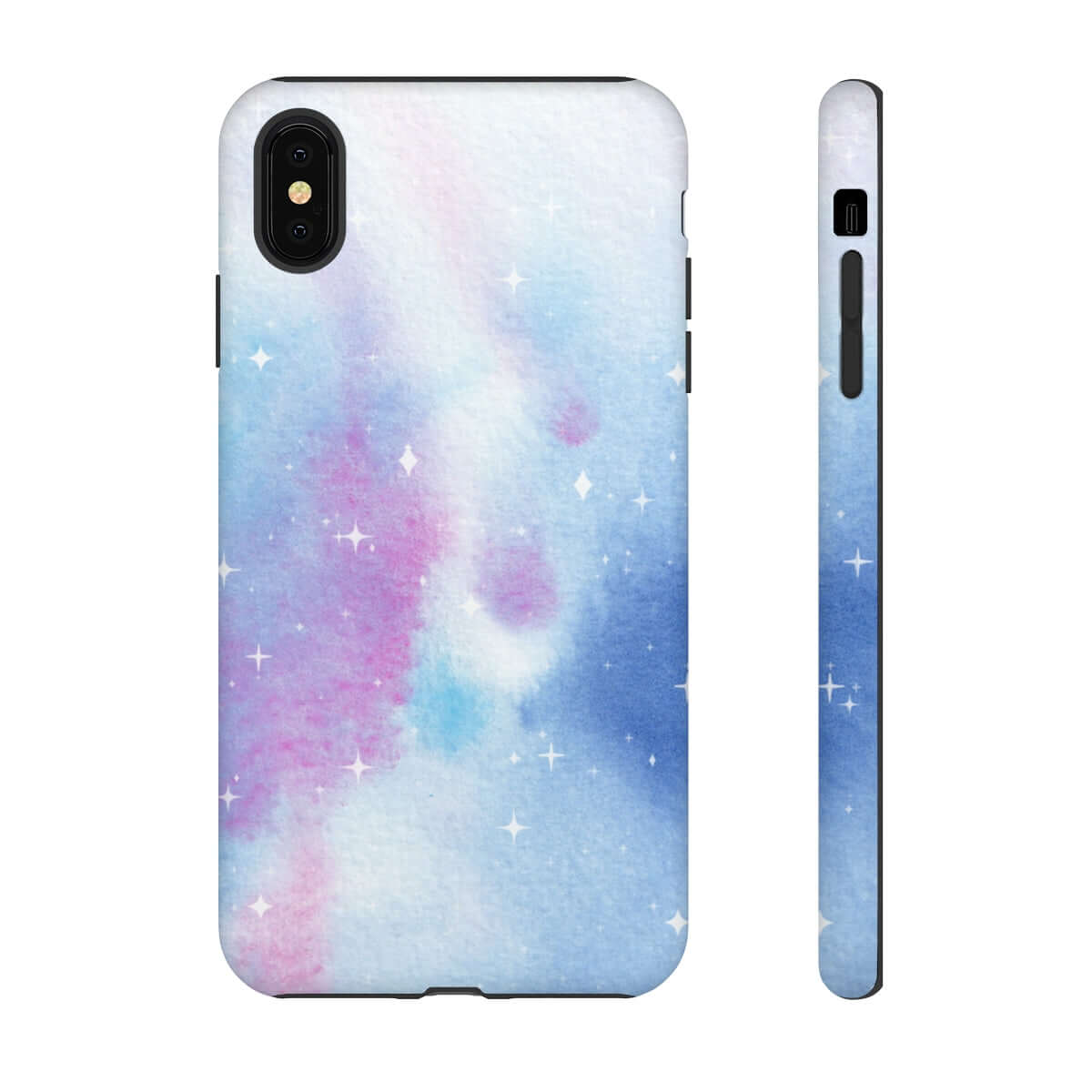 Printify Phone Case iPhone XS MAX / Matte Blue and Purple Abstract Tough Cases