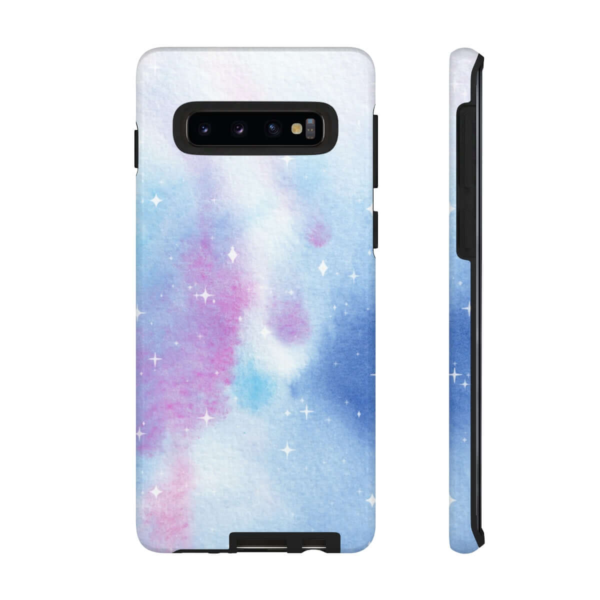 Printify Phone Case Samsung Galaxy S10 / Glossy Blue and Purple Abstract Tough Cases