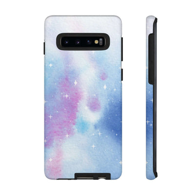 Printify Phone Case Samsung Galaxy S10 / Matte Blue and Purple Abstract Tough Cases