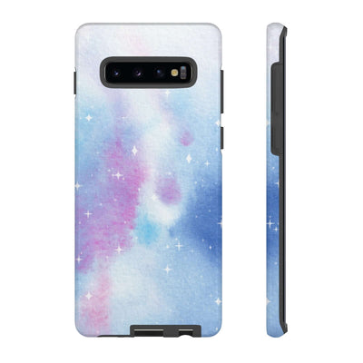 Printify Phone Case Samsung Galaxy S10 Plus / Glossy Blue and Purple Abstract Tough Cases