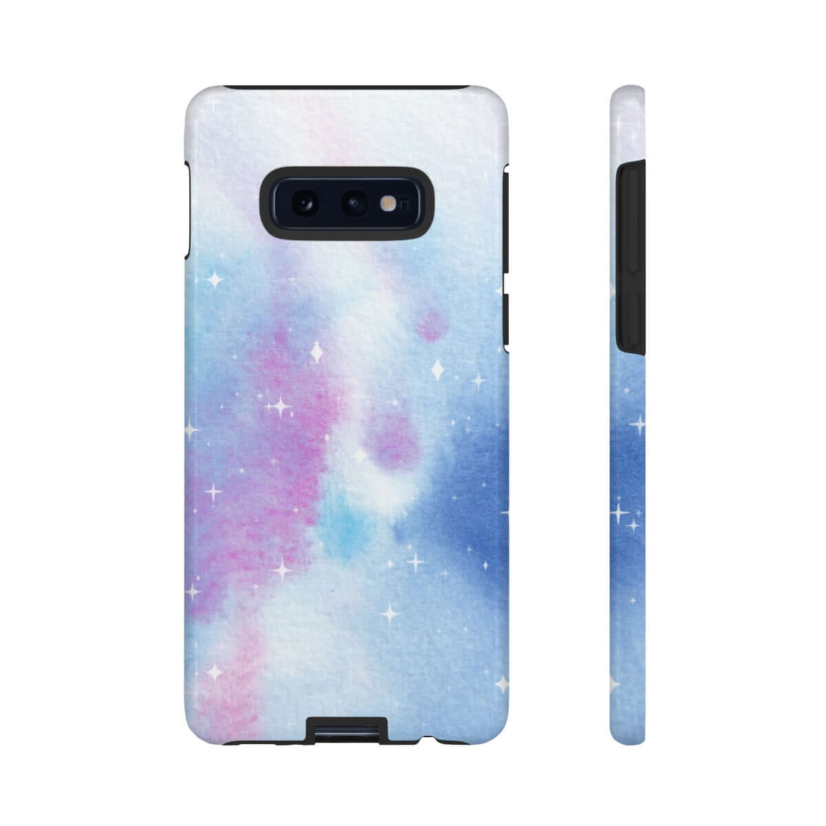 Printify Phone Case Samsung Galaxy S10E / Glossy Blue and Purple Abstract Tough Cases