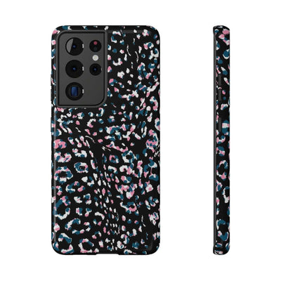 Printify Phone Case Samsung Galaxy S21 Ultra / Glossy / Without gift packaging Dark Leopard Impact-Resistant Case