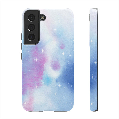 Printify Phone Case Samsung Galaxy S22 / Glossy Blue and Purple Abstract Tough Cases