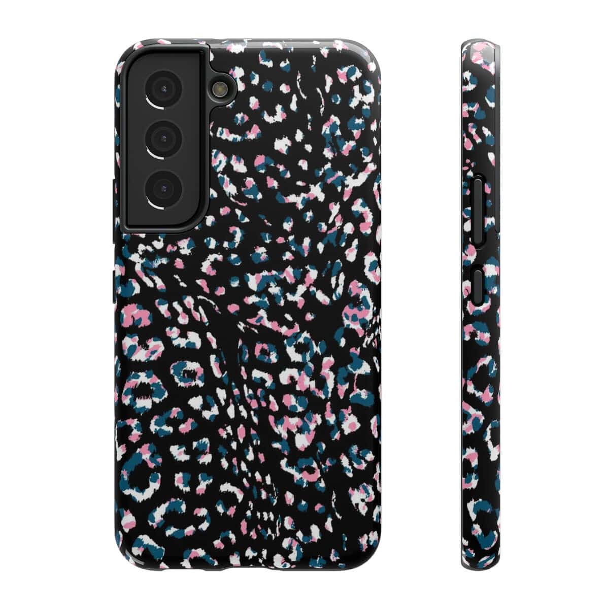 Printify Phone Case Samsung Galaxy S22 / Glossy / Without gift packaging Dark Leopard Impact-Resistant Case