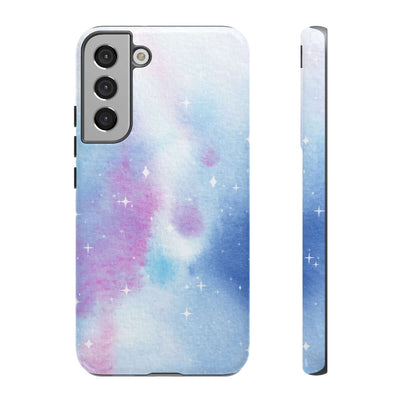 Printify Phone Case Samsung Galaxy S22 Plus / Glossy Blue and Purple Abstract Tough Cases