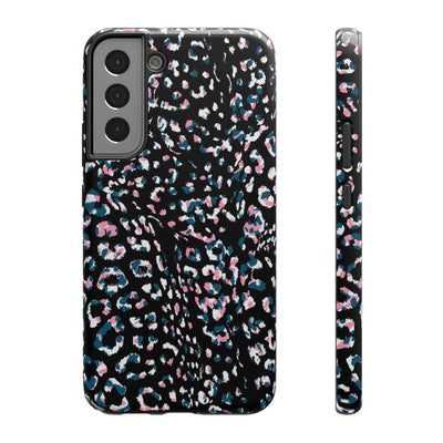 Printify Phone Case Samsung Galaxy S22 Plus / Glossy / Without gift packaging Dark Leopard Impact-Resistant Case