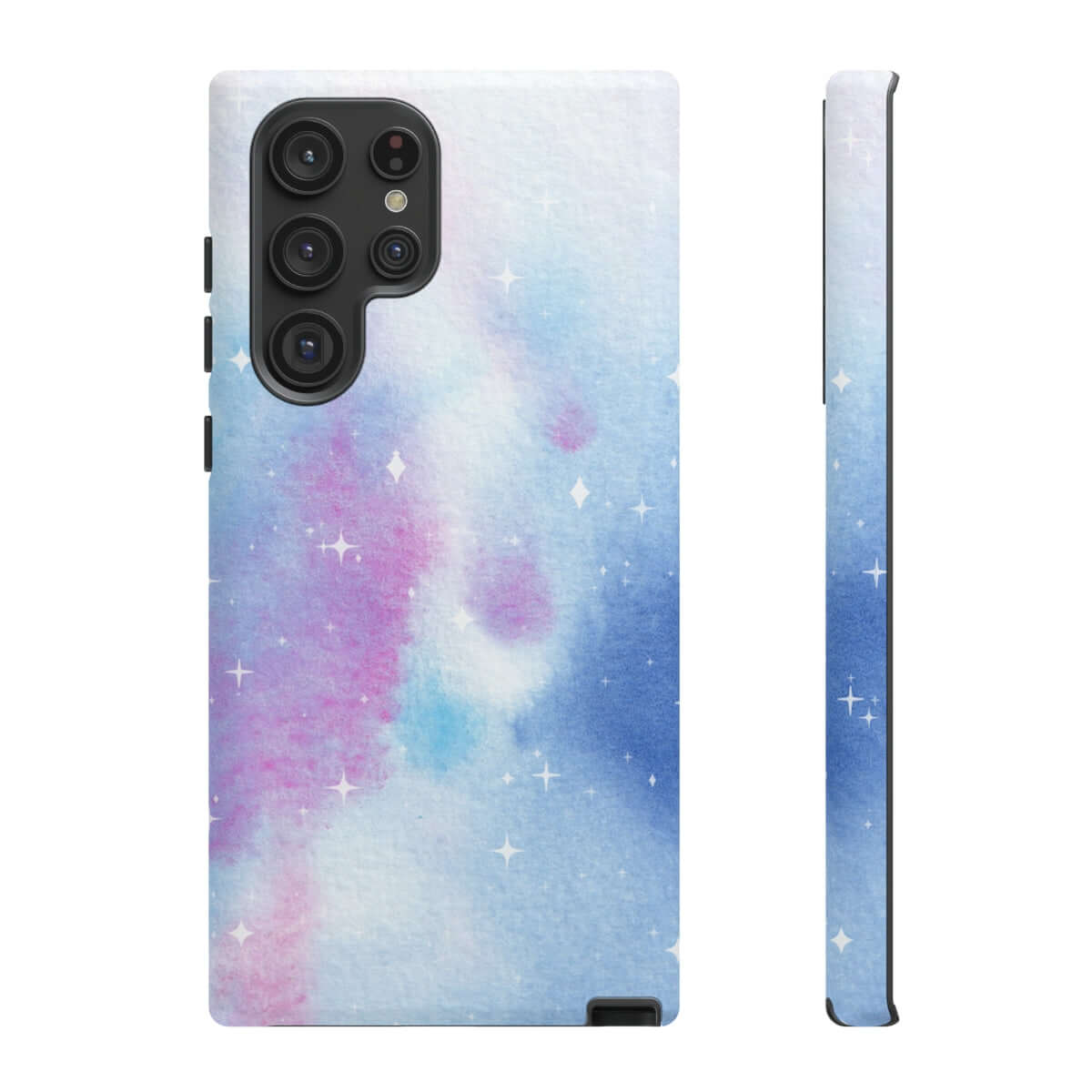 Printify Phone Case Samsung Galaxy S22 Ultra / Matte Blue and Purple Abstract Tough Cases