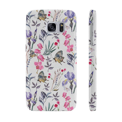 Printify Phone Case Samsung Galaxy S7 Slim Butterfly - Slim Phone Cases, Case-Mate