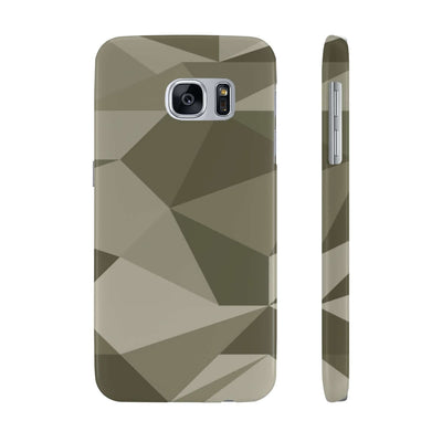 Printify Phone Case Samsung Galaxy S7 Slim Geometric Camo Slim Phone Case, Case-Mate