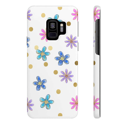 Printify Phone Case Samsung Galaxy S9 Slim Cheerful flowers Slim Phone Cases, Case-Mate