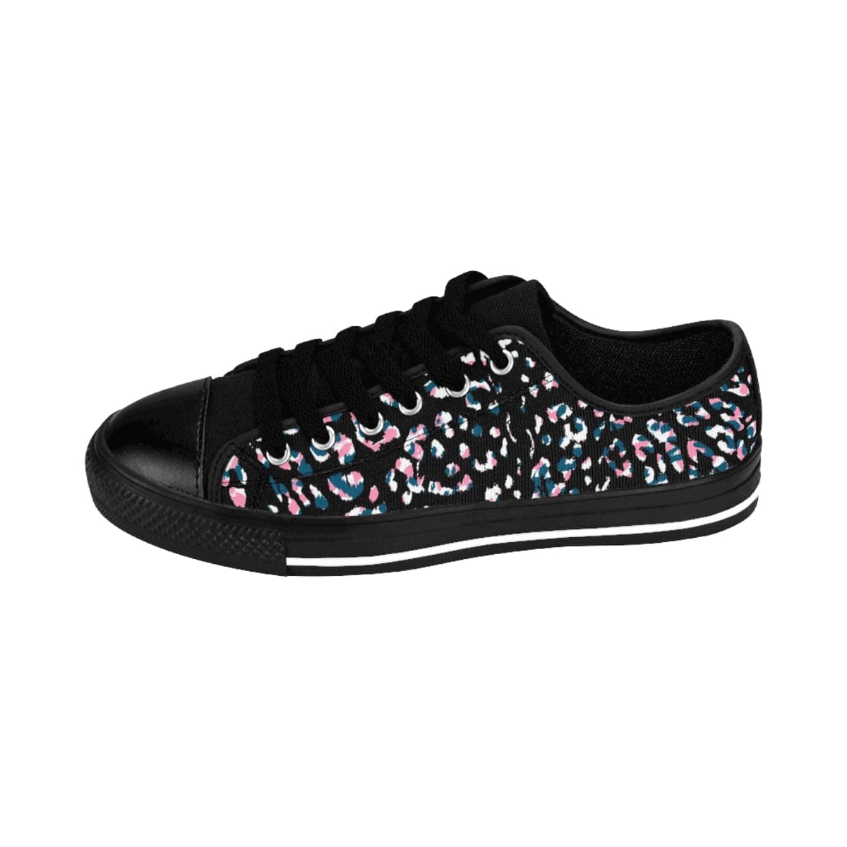 Printify Shoes Women's Dark Leopard Sneakers