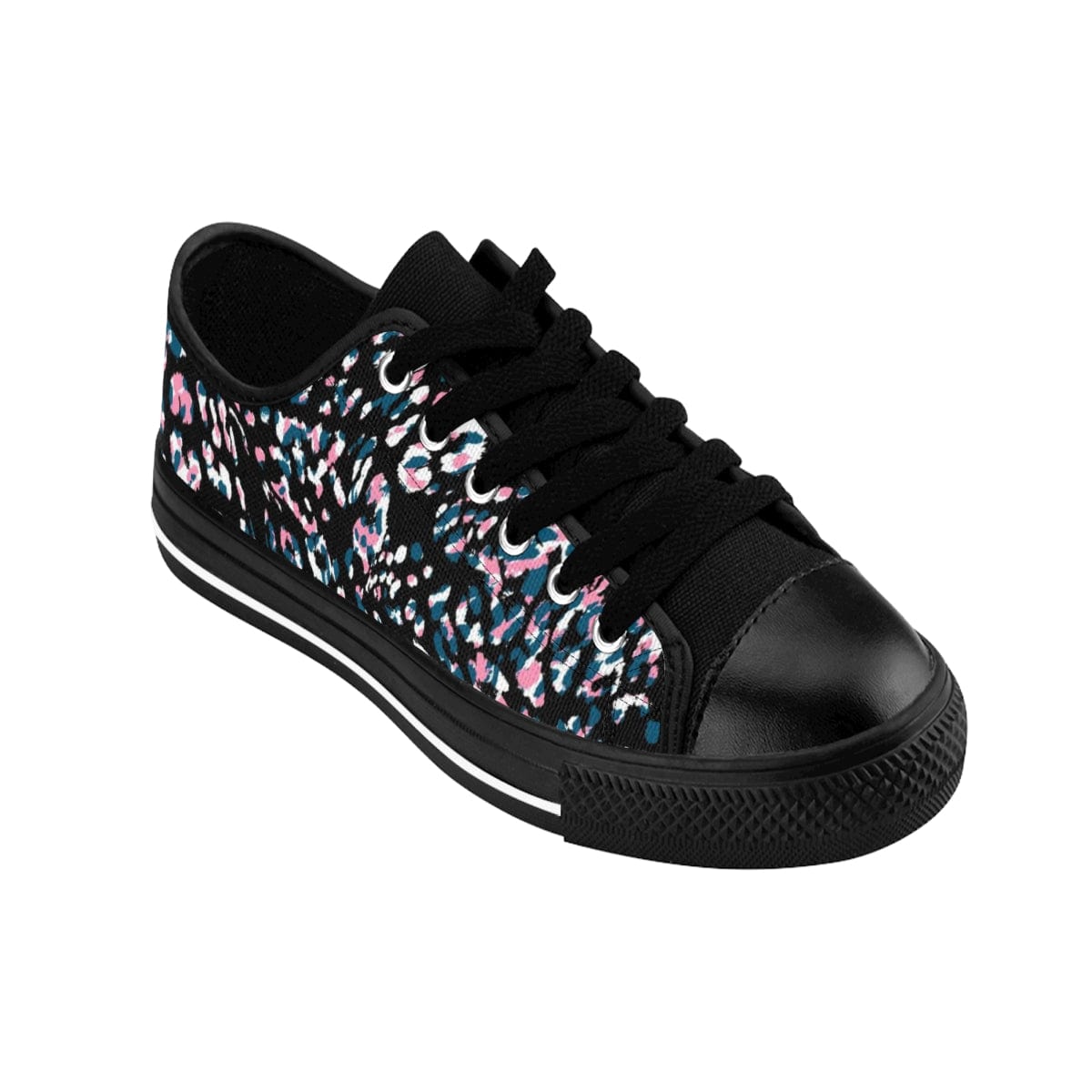 Printify Shoes Women's Dark Leopard Sneakers