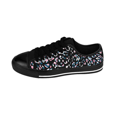 Printify Shoes Women's Dark Leopard Sneakers