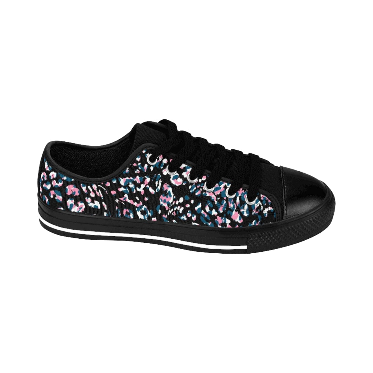 Printify Shoes Women's Dark Leopard Sneakers