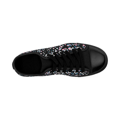 Printify Shoes Women's Dark Leopard Sneakers